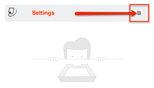 click gear icon or settings button